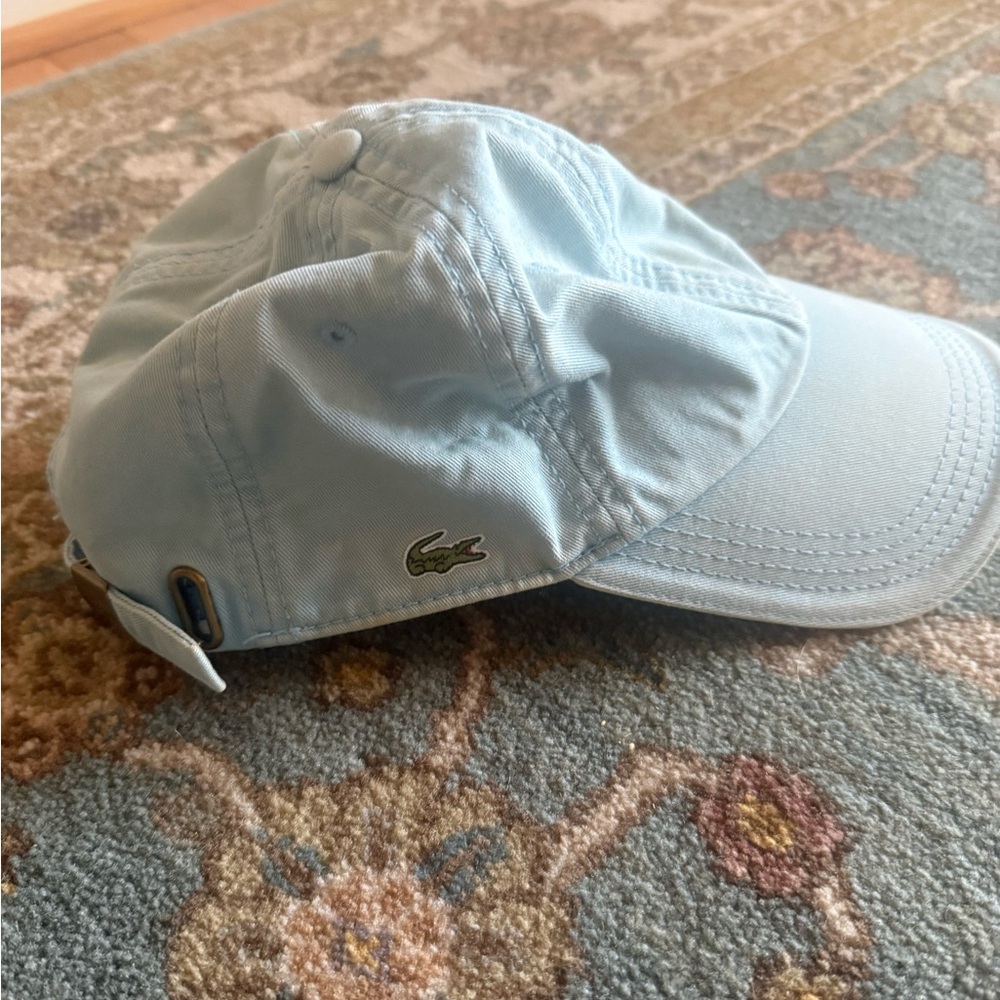 Lacoste Sky Blue Baseball Cap NEW